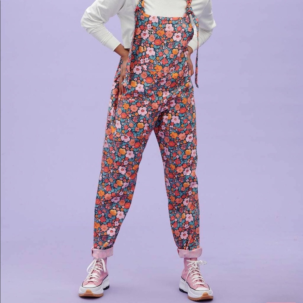 Lucy & Yak Floral Dungarees